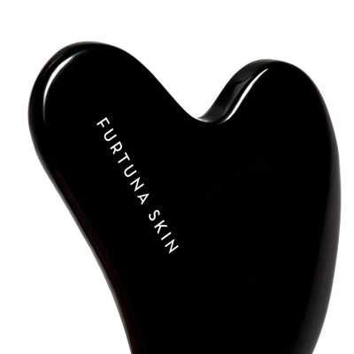 Buy Furtuna Skin Energia Luminoso Obsidian Gua Sha at One Fine Secret Clean Beauty.