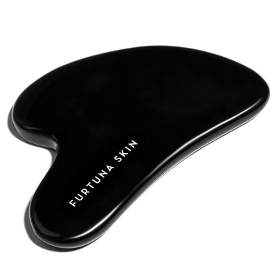 Buy Furtuna Skin Energia Luminoso Obsidian Gua Sha at One Fine Secret Clean Beauty.