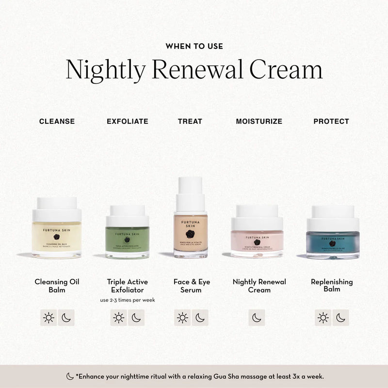 Buy Furtuna Skin Fior di Luna Nightly Renewal Cream 50ml at One Fine Secret Clean Beauty.