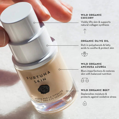 Buy Furtuna Skin Porte Per La Vitalita Face and Eye Serum 30ml or 15ml at One Fine Secret.