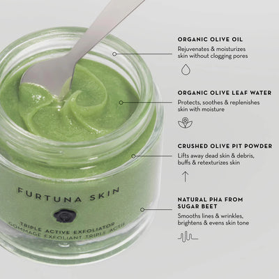 Buy Furtuna Skin Triple Active Exfoliator 80ml or 15ml at One Fine Secret Clean Beauty.