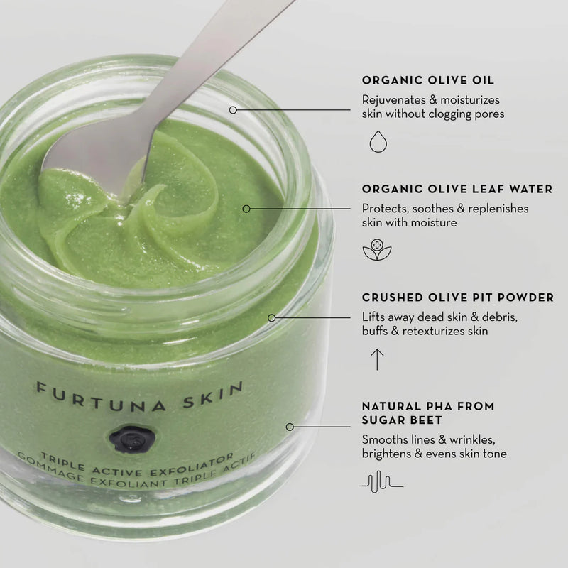 Buy Furtuna Skin Triple Active Exfoliator 80ml or 15ml at One Fine Secret Clean Beauty.