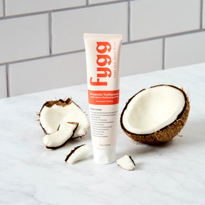 Buy Fygg Prebiotic Toothpaste with Nano-Hydroxyapatite (Coconut Cream) at One Fine Secret Clean Beauty.