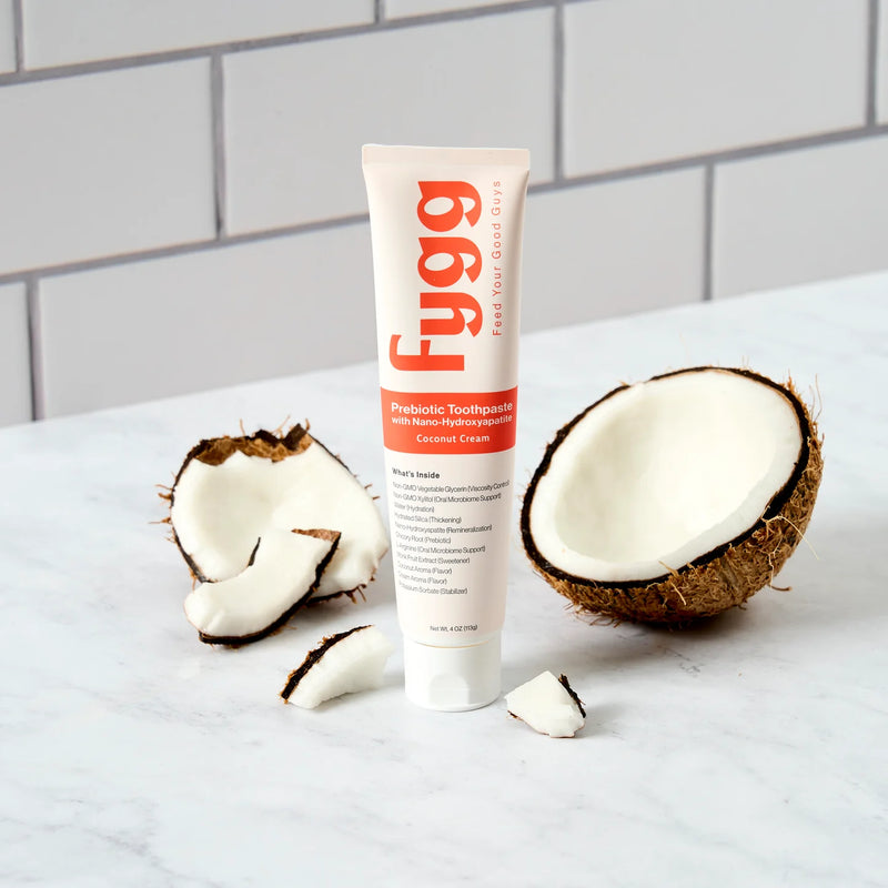Buy Fygg Prebiotic Toothpaste with Nano-Hydroxyapatite (Coconut Cream) at One Fine Secret Clean Beauty.
