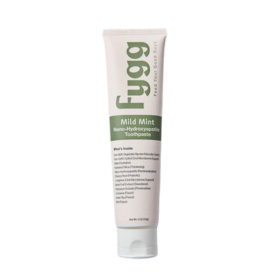 Buy Fygg Prebiotic Toothpaste with Nano-Hydroxyapatite (Mild Mint) at One Fine Secret Clean Beauty.