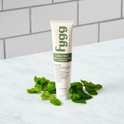 Buy Fygg Prebiotic Toothpaste with Nano-Hydroxyapatite (Mild Mint) at One Fine Secret Clean Beauty.