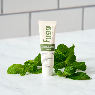 Buy Fygg Prebiotic Toothpaste with Nano-Hydroxyapatite (Mild Mint) at One Fine Secret Clean Beauty.