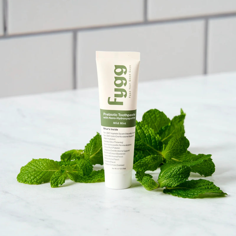 Buy Fygg Prebiotic Toothpaste with Nano-Hydroxyapatite (Mild Mint) at One Fine Secret Clean Beauty.