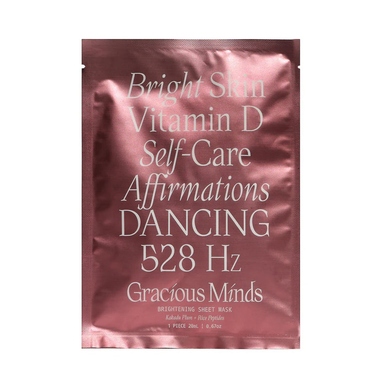 Buy Gracious Minds Brightening Sheet Mask at One Fine Secret. Clean Beauty Australia.