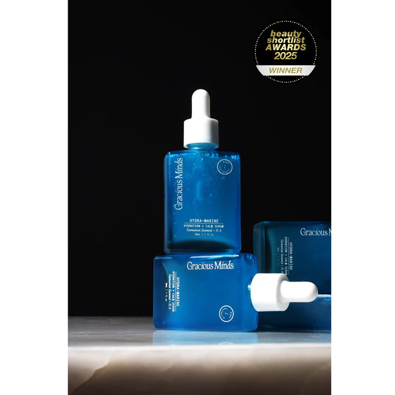 Buy Gracious Minds Hydra-Marine Hydration + Calm Serum 30ml at One Fine Secret Clean Beauty.