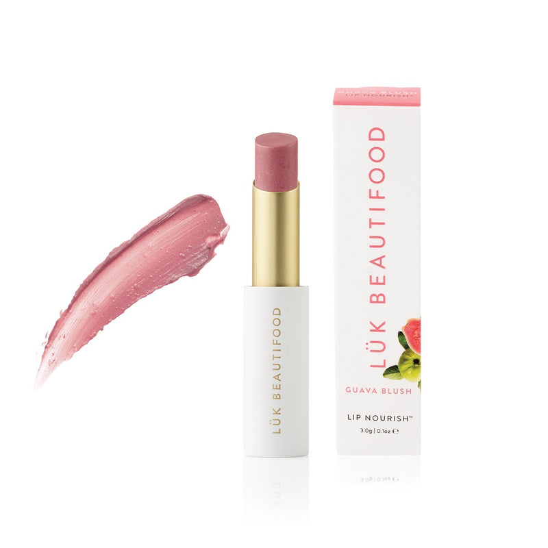 Buy Luk Beautifood Lip Nourish Lipstick in Guava Blush colour at One Fine Secret. Luk Beautifood Official Australia Stockist in Melbourne.