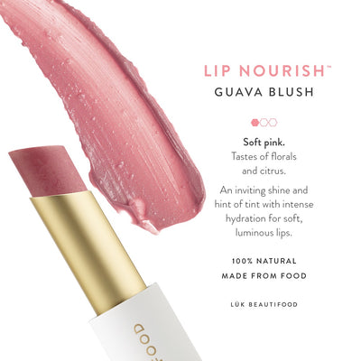 Buy Luk Beautifood Lip Nourish Lipstick in Guava Blush colour at One Fine Secret. Luk Beautifood Official Australia Stockist in Melbourne.