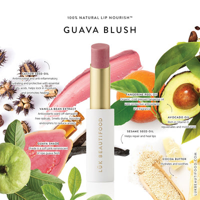 Buy Luk Beautifood Lip Nourish Lipstick in Guava Blush colour at One Fine Secret. Luk Beautifood Official Australia Stockist in Melbourne.