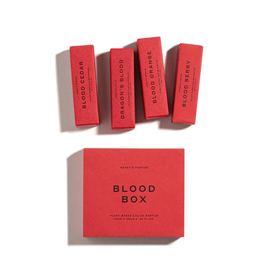 Natural Perfume Discovery Set. Buy Heretic Parfum Blood Box at One Fine Secret.