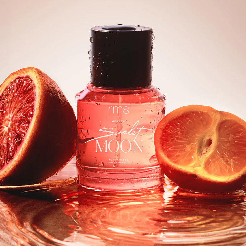 Limited Edition Scarlet Moon Eau de Parfum by RMS Beauty & Heretic Parfum. Available at One Fine Secret, Melbourne.