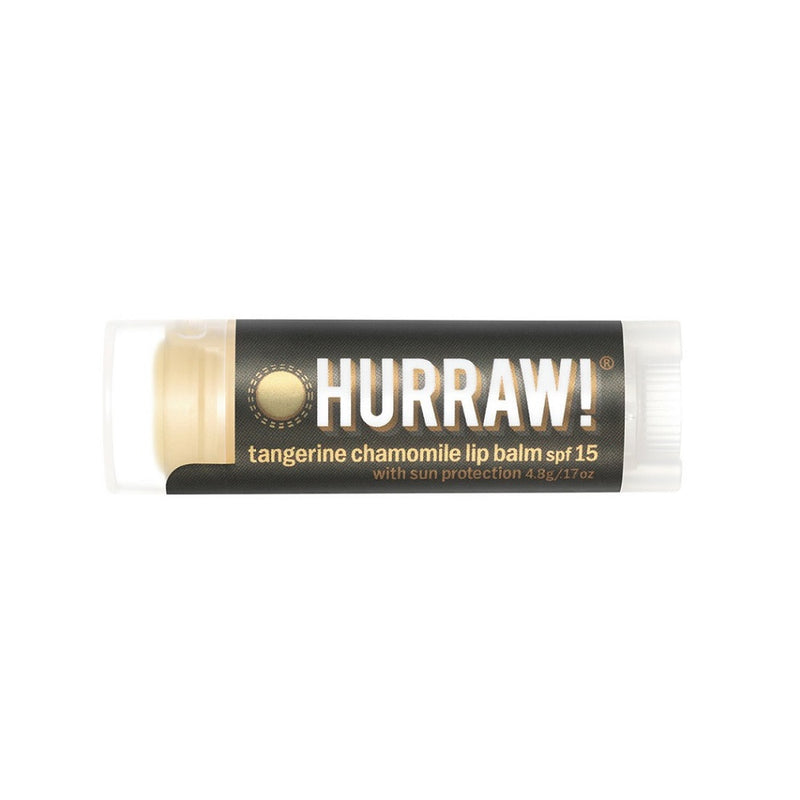 Buy Hurraw! Tangerine Chamomile SPF15 Sun Lip Balm 4.8g at One Fine Secret. Natural & Organic Clean Beauty Store in Melbourne, Australia.