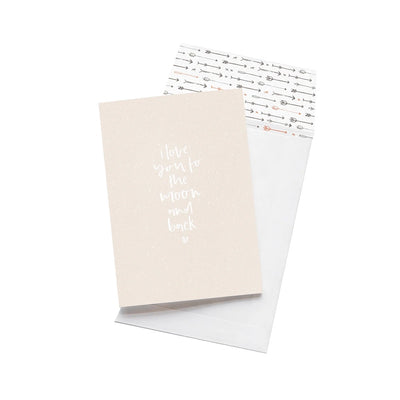 Buy Emma Kate Co. Greeting Card - I Love You To The Moon and Back at One Fine Secret. Official Stockist in Melbourne, Australia.