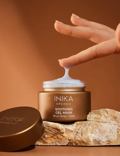 Buy Inika Organic Soothing Gel Mask 50ml at One Fine Secret. Official Stockist. Natural & Organic Soothing Mask for Sensitive Skin. Clean Beauty Melbourne.