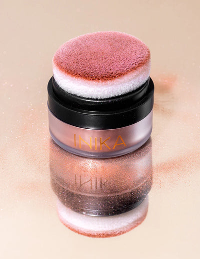 Buy Inika Organic Mineral Blush Puff Pot (Rosy Glow) 3g at One Fine Secret. Clean Beauty Makeup Store.