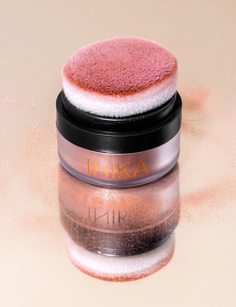 Buy Inika Organic Mineral Blush Puff Pot (Rosy Glow) 3g at One Fine Secret. Clean Beauty Makeup Store.