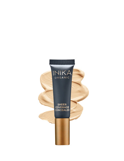 Buy Inika Organic Sheer Coverage Concealer in Sand at One Fine Secret Clean Beauty.