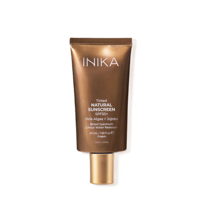 Buy Inika Organic Tinted Natural Sunscreen SPF50+ 50ml at One Fine Secret. Official Stockist. Natural & Organic Skincare Clean Beauty Store in Melbourne, Australia.
