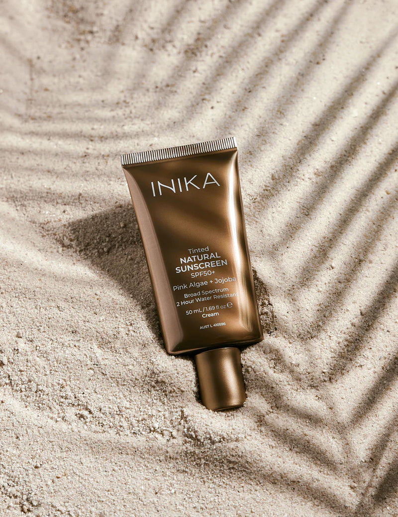 Buy Inika Organic Tinted Natural Sunscreen SPF50+ 50ml at One Fine Secret. Official Stockist. Natural & Organic Skincare Clean Beauty Store in Melbourne, Australia.