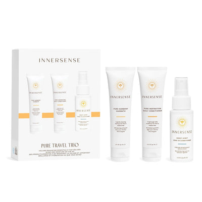 The best organic hair care kit. Buy Innersense Pure Travel Trio at One Fine Secret. Natural & Organic Hair Care store in Melbourne, Australia.
