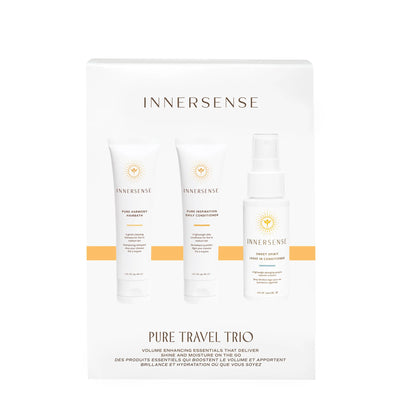 The best organic hair care kit. Buy Innersense Pure Travel Trio at One Fine Secret. Natural & Organic Hair Care store in Melbourne, Australia.