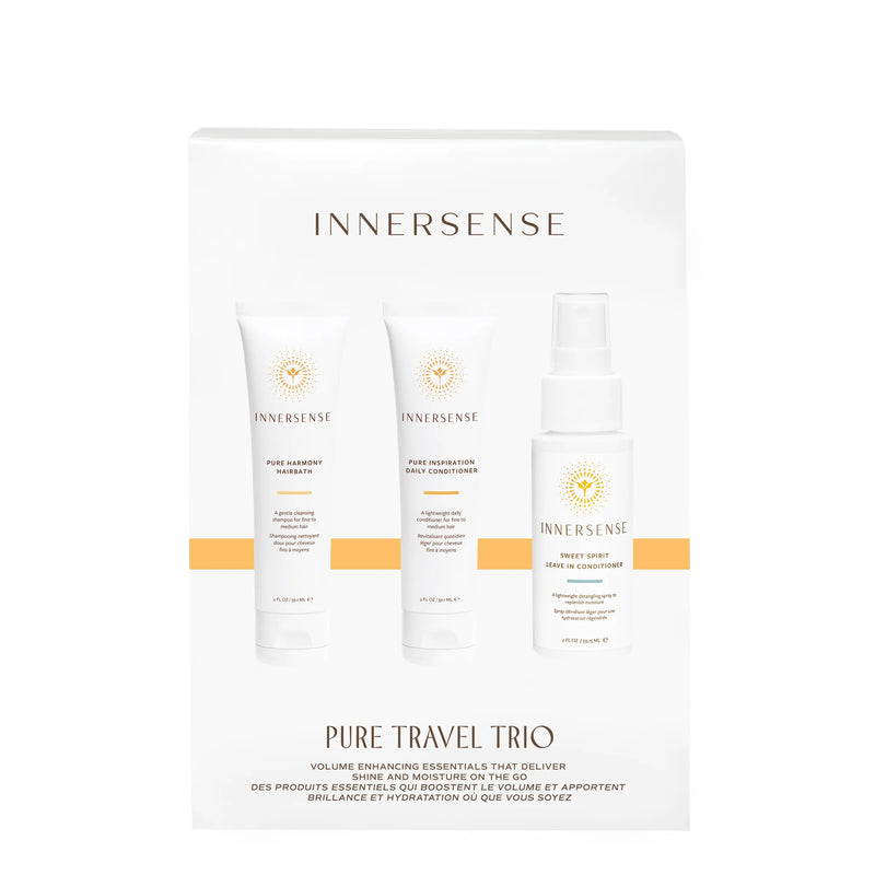 The best organic hair care kit. Buy Innersense Pure Travel Trio at One Fine Secret. Natural & Organic Hair Care store in Melbourne, Australia.