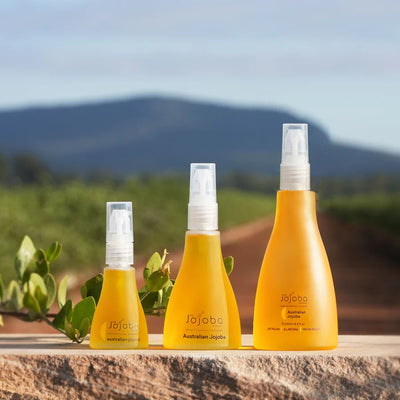 Buy The Jojoba Co. Australian Jojoba Oil 200ml, 85ml or 30ml at One Fine Secret. Natural & Organic Skincare Store in Melbourne, Australia.