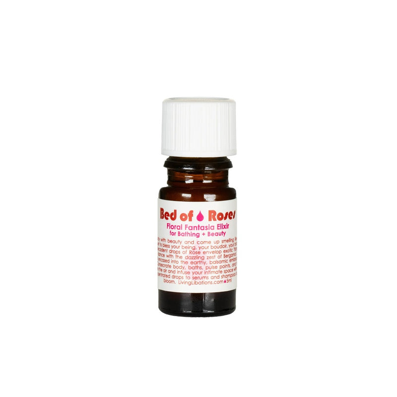 Buy Living Libations Bed of Roses - Floral Fantasia Elixir for Bathing + Beauty 5ml at One Fine Secret.