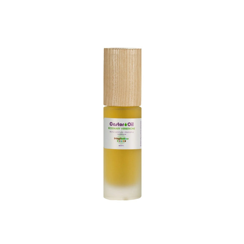 Buy Living Libations Castor Oil + Rosemary Verbenone 30ml at One Fine Secret Australia.