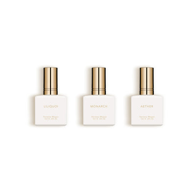 Buy Vanessa Megan 100% Natural Mini Perfume Trio Collection - Blanc at One Fine Secret. Official Stockist. Natural & Organic Perfume Store in Melbourne, Australia.