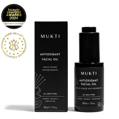 Buy Mukti Antioxidant Facial Oil at One Fine Secret. Mukti's official stockist in Melbourne. Natural & Organic Skincare Clean Beauty Store.