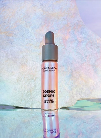 Buy Madara Cosmic Drops Buildable Highlighter in Aurora Borealis colour at One Fine Secret. Official Stockist. Natural & Organic Makeup Clean Beauty Store in Melbourne, Australia.
