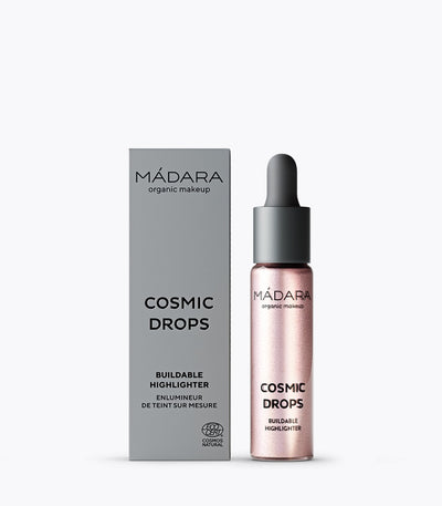 Buy Madara Cosmic Drops Buildable Highlighter in Cosmic Rose colour at One Fine Secret. Official Stockist. Natural & Organic Makeup Clean Beauty Store in Melbourne, Australia.