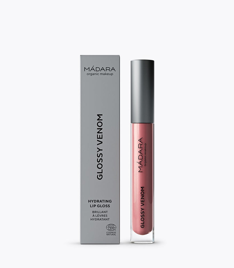 Buy Madara Glossy Venom Hydrating Lip Gloss in Magnetic Nude colour at One Fine Secret. Official Stockist. Natural & Organic Clean Lip Makeup Store in Melbourne, Australia.