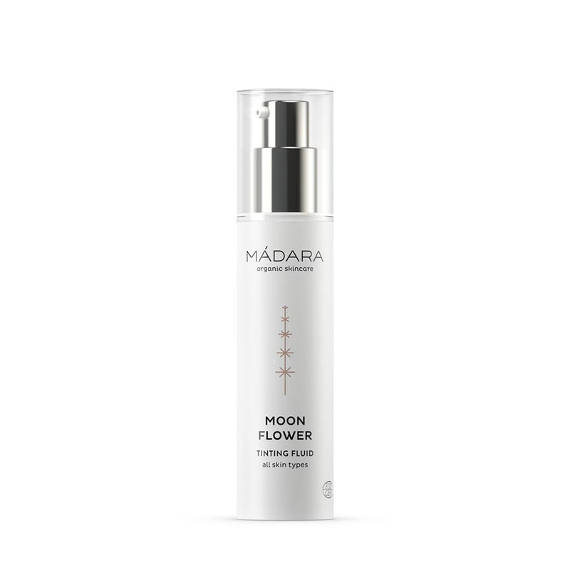 Buy Madara Moon Flower Tinting Fluid 50ml at One Fine Secret. Official Stockist. Natural & Organic Tinting and Illuminating Lotion. Clean Beauty Melbourne.