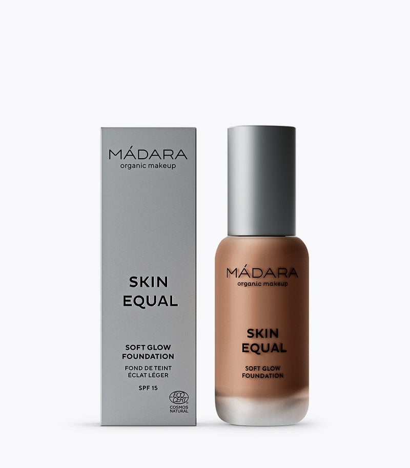 Buy Madara Skin Equal Soft Glow Foundation SPF 15 in Chestnut 90 colour at One Fine Secret. Official Stockist. Natural & Organic Makeup Clean Beauty Store in Melbourne, Australia.