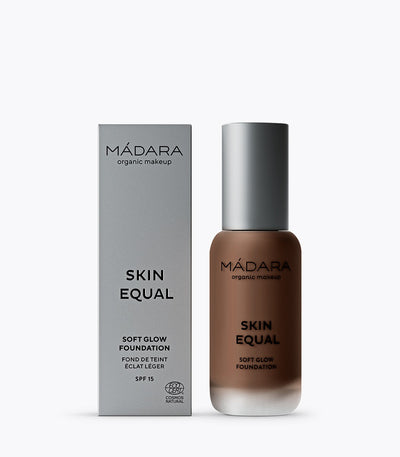Buy Madara Skin Equal Soft Glow Foundation SPF 15 in Mocha 100 colour at One Fine Secret. Official Stockist. Natural & Organic Makeup Clean Beauty Store in Melbourne, Australia.