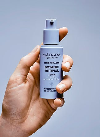 Buy Madara Time Miracle Botanic Retinol Serum 30ml at One Fine Secret. Official Stockist. Natural & Organic Retinol Serum. Clean Beauty Melbourne.