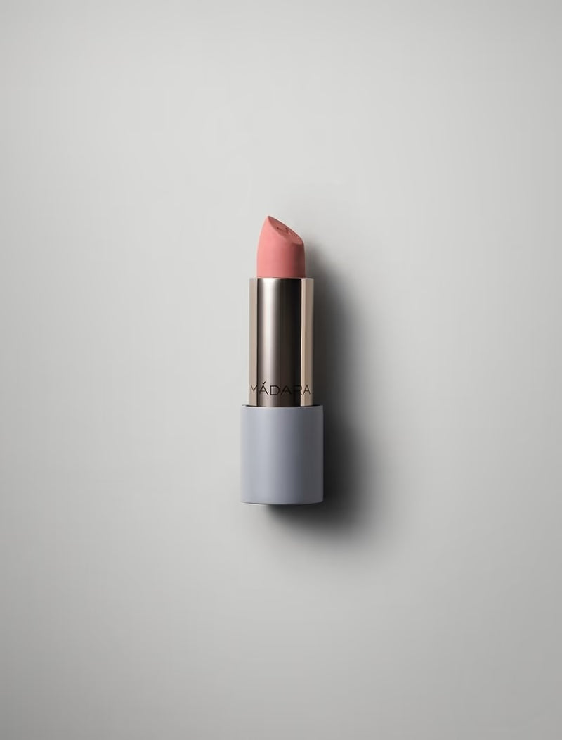 Buy Madara Velvet Wear Matte Cream Lipstick in Cool Nude colour at One Fine Secret. Official Stockist. Natural & Organic Makeup Clean Beauty Store in Melbourne, Australia.