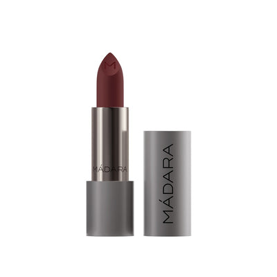 Buy Madara Velvet Wear Matte Cream Lipstick in Dark Nude colour at One Fine Secret. Official Stockist. Natural & Organic Makeup Clean Beauty Store in Melbourne, Australia.