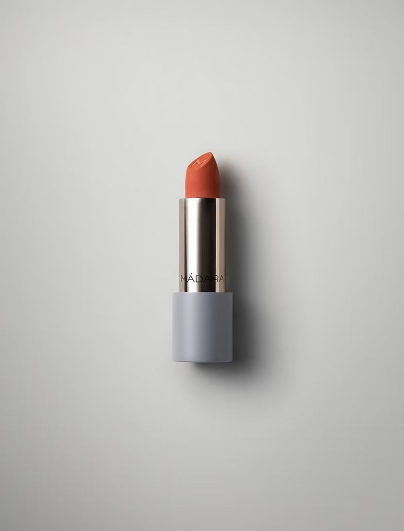 Buy Madara Velvet Wear Matte Cream Lipstick in Magma colour at One Fine Secret. Official Stockist. Natural & Organic Makeup Clean Beauty Store in Melbourne, Australia.