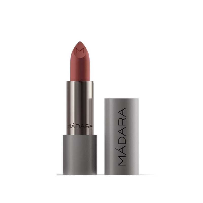 Buy Madara Velvet Wear Matte Cream Lipstick in Warm Nude colour at One Fine Secret. Official Stockist. Natural & Organic Makeup Clean Beauty Store in Melbourne, Australia.