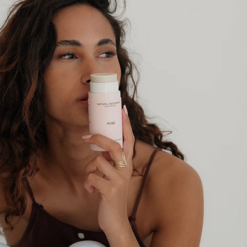 Buy Monks Natural Deodorant AHA Stick 50g - Atlas Rose at One Fine Secret Australia.