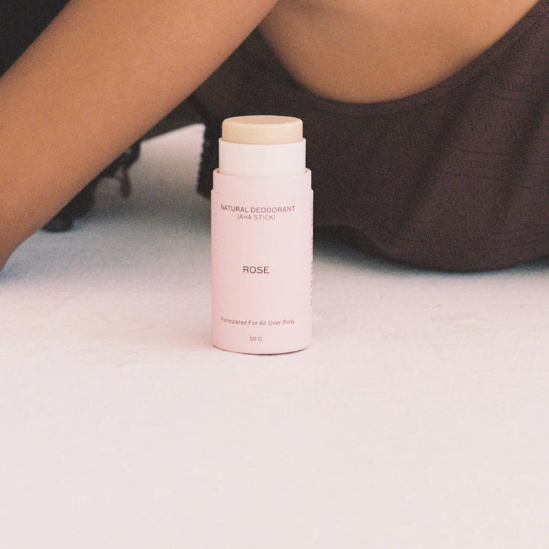 Buy Monks Natural Deodorant AHA Stick 50g - Atlas Rose at One Fine Secret Australia.