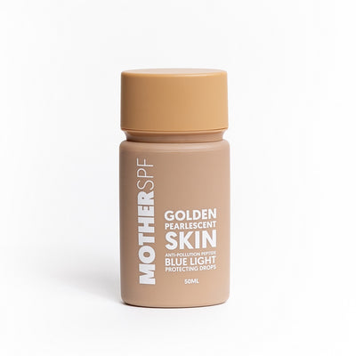 Buy MOTHER SPF Golden Pearlescent Skin Illuminating Bronze Drops 50ml at One Fine Secret. Official Stockist. Natural & Organic Makeup. Clean Beauty Melbourne.