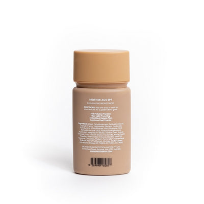 Buy MOTHER SPF Golden Pearlescent Skin Illuminating Bronze Drops 50ml at One Fine Secret. Official Stockist. Natural & Organic Makeup. Clean Beauty Melbourne.